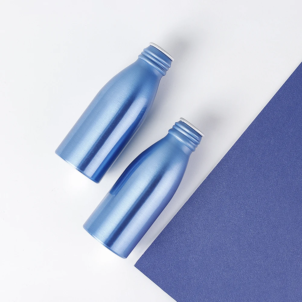 Pure whiteness and professional design hdpe plastic slim with 350ml beverage bottle have a free sample in EBI