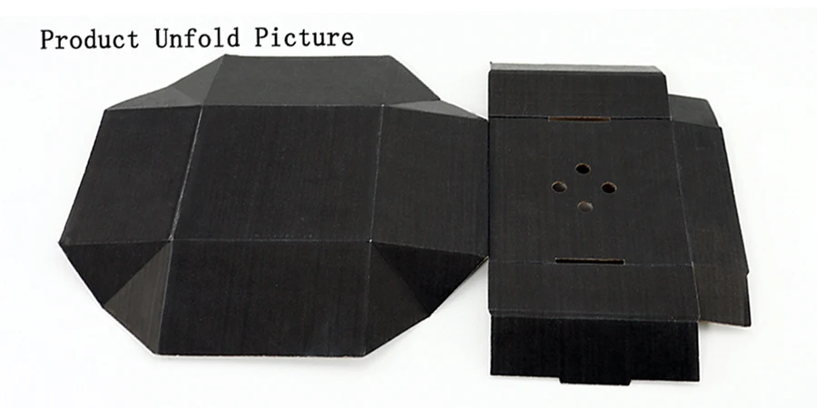 Factoryfree Corrugated Hamburger Box Black Clamshell Paper Burger Box Takeaway Delivery