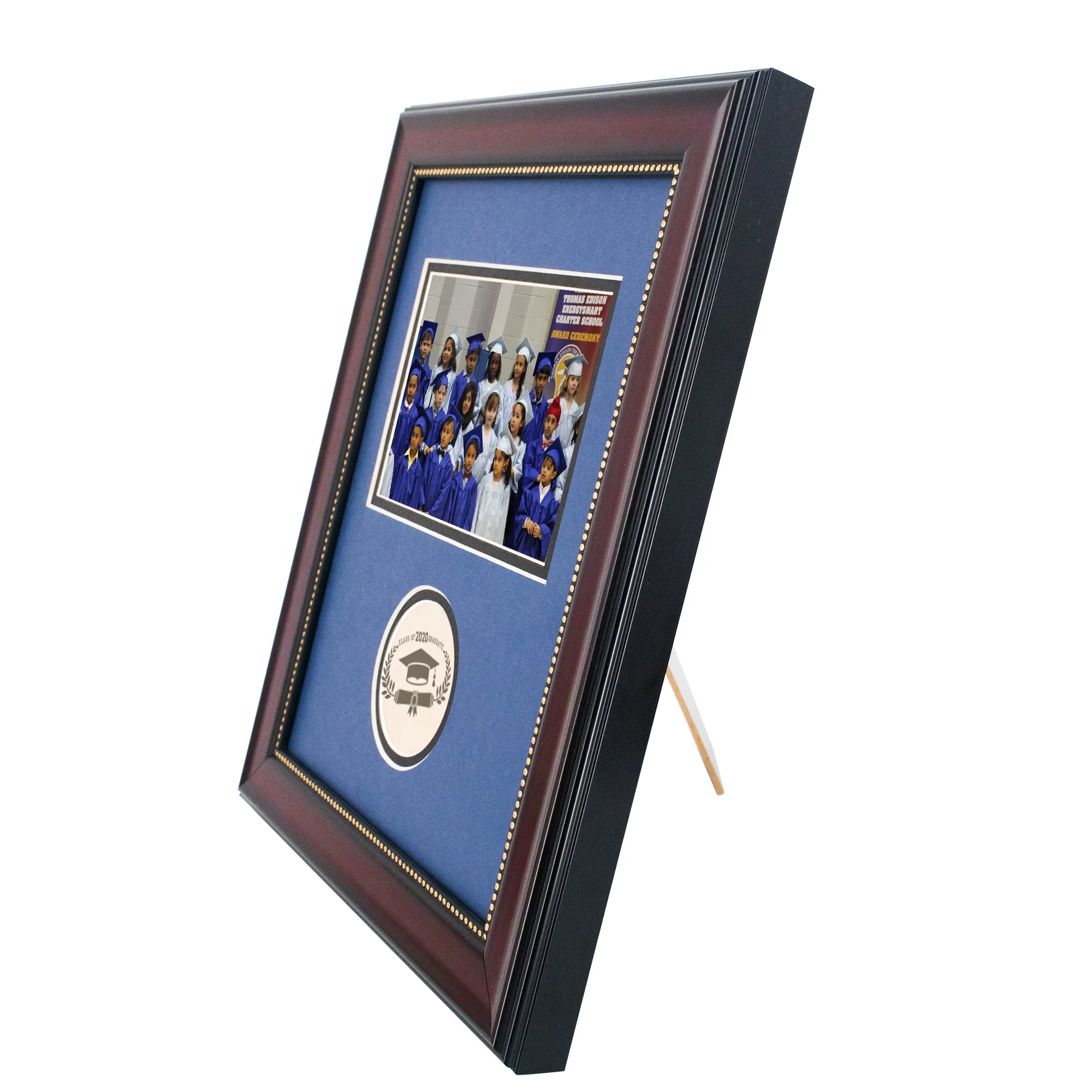 Double Mat Picture 6x8 Inch Graduation Photo Frame with Class of 2020