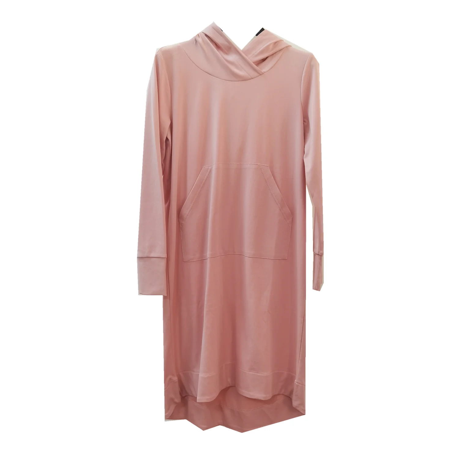 
100% Orgainic Cotton Custom wholesale hoodies for woman dresses hoodie dress for woman 