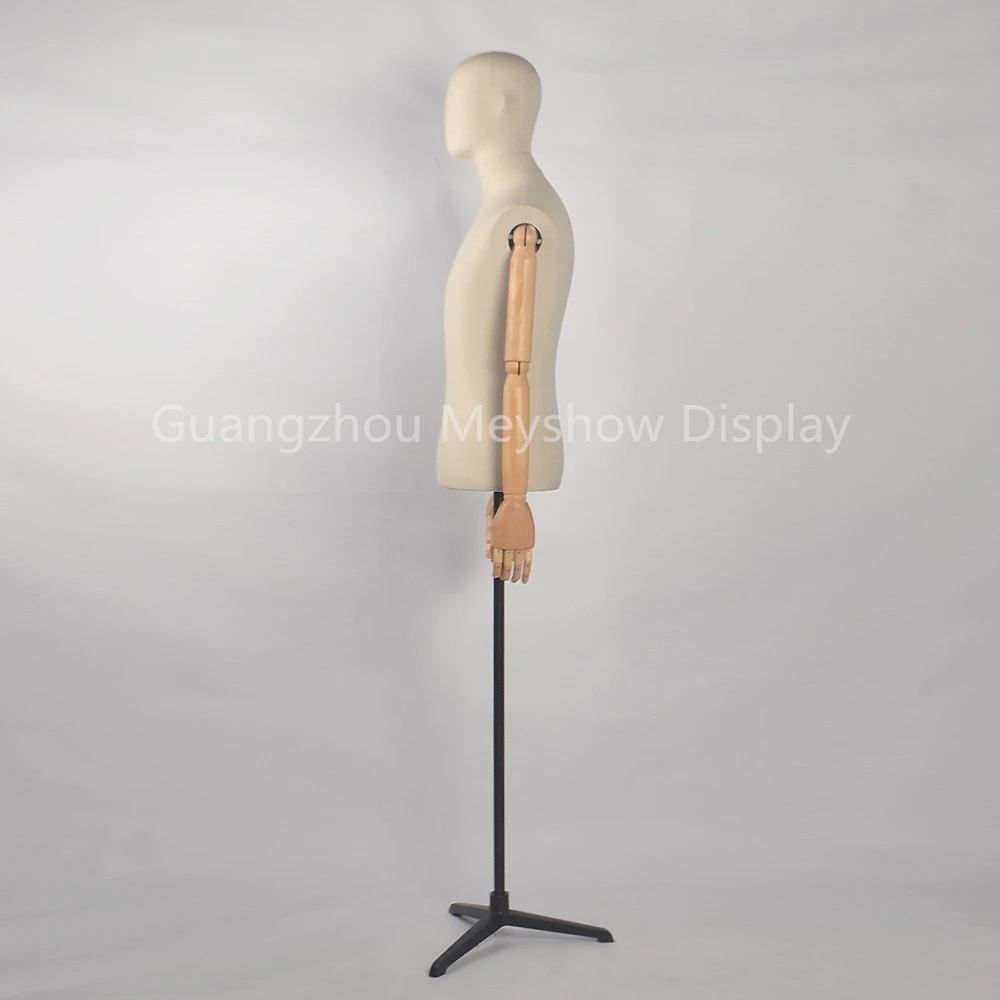Clothes Store Mannequins Male Half-body Dummy Garment Dress Window Display