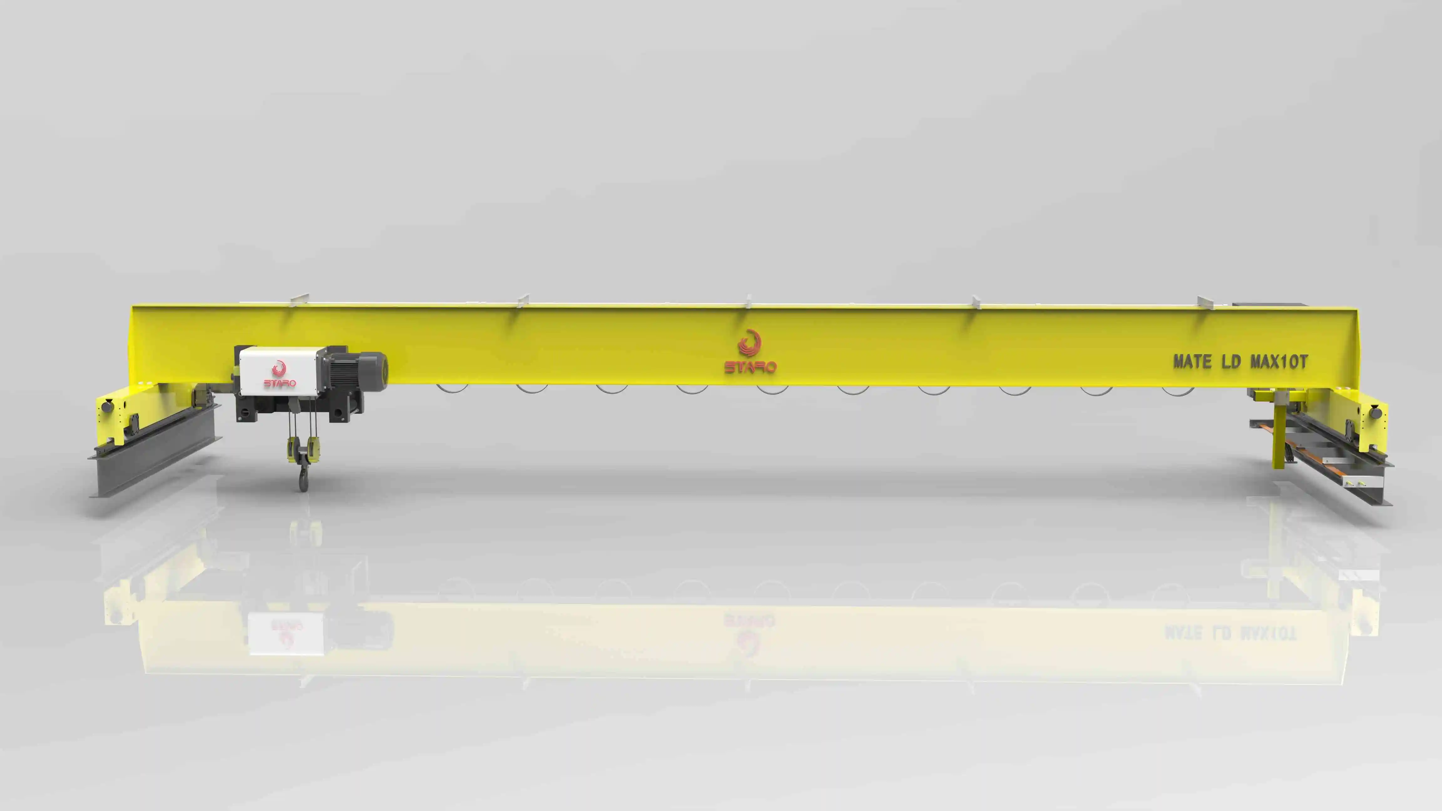 European 25T Single girder overhead crane IP54  factory OEM design duty A3-A8 electric overhead travelling crane