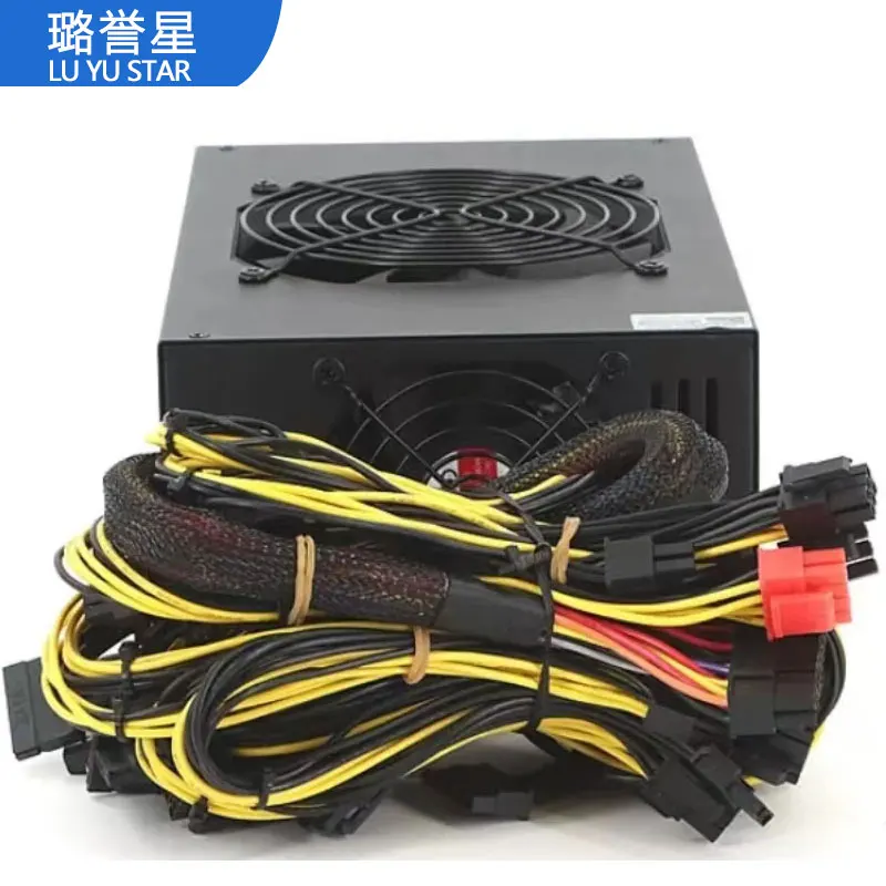 Hot sale 2000w Pc Psu  Quiet Power Supply 12v Atx  2000w 2200w 2400w Power Supply Support 8 Graphics Card Power Supply