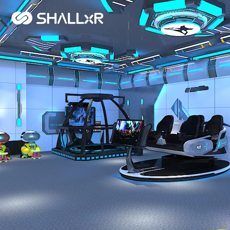 ShallxR Future Virtual Reality Comercial Mata Bar Shopping Mall VR ZONE 30 50 Square Room 9D Vr Walker Vr Amusement Parks 5