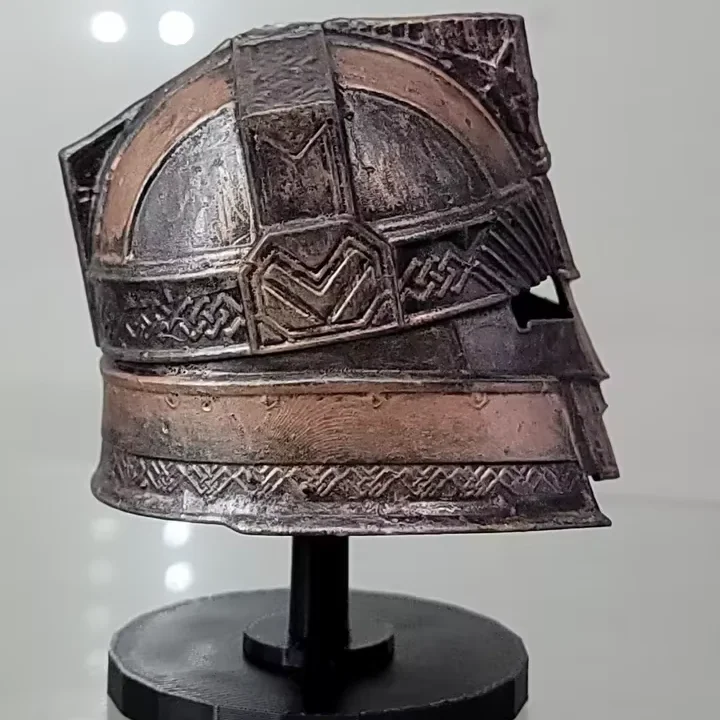 Customized Resin Printed Choose Size Dwarf Royal Guard Dwarf Mask Helmet Collectible Cosplay Costume Resin Craft Helmet