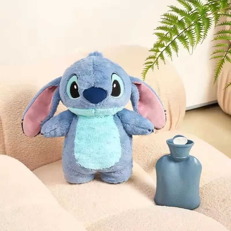 Wholesale High-quality Stuffed Lilo & Stitch Plush Toy Blue Alien Monster Doll Pillows Hot Water Bags Household Hand Warmers