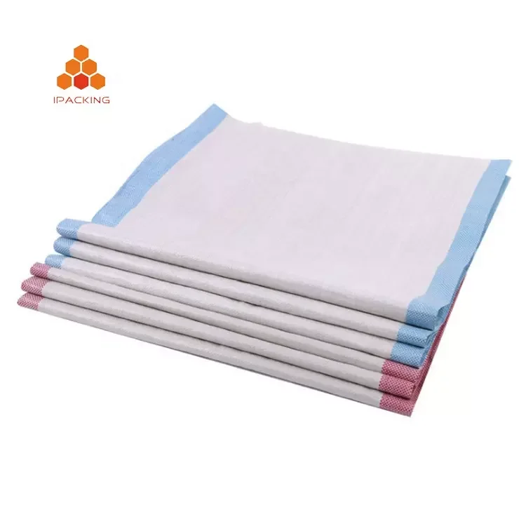 Factory price 25kg 50kg plain food grade packaging plastic pp woven flour sugar maize rice bags 100kg