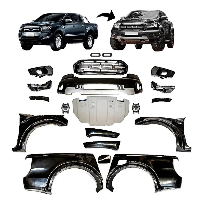 High Quality Hot sale Cost Effective Amazing Effect Car Body Kit for Ford Ranger T7 T8 Upgrade to Raptor