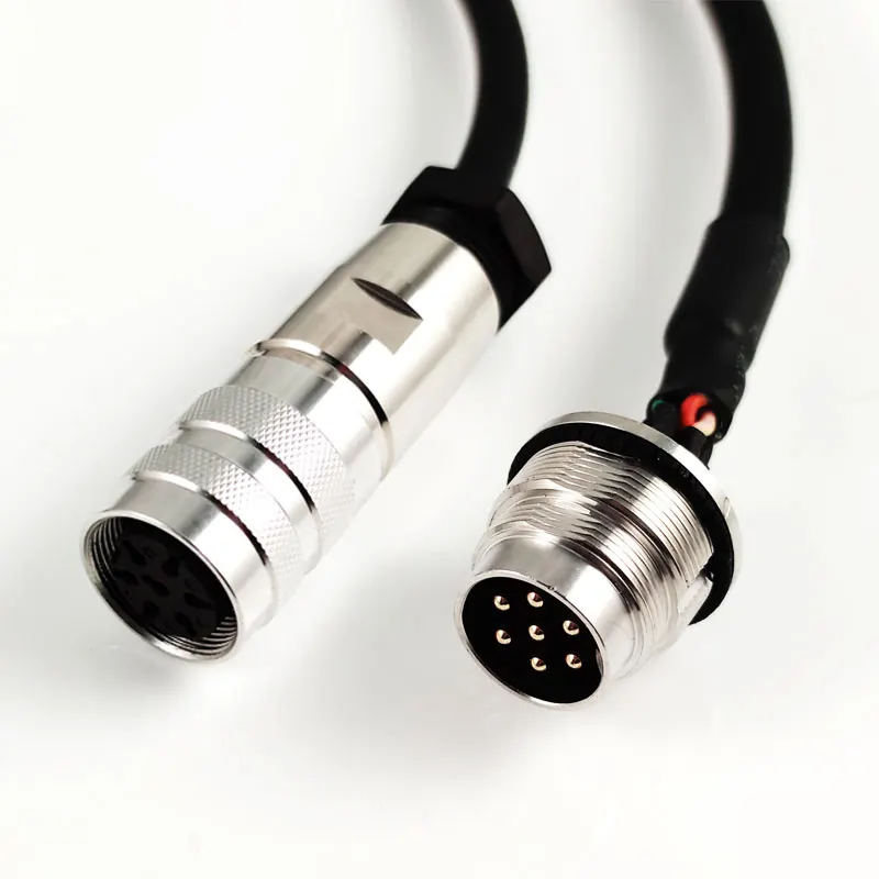 Finecables 2 3 4 5 6 7 8 12 14 19 Pin Waterproof M16 Assembled type Cable Connector