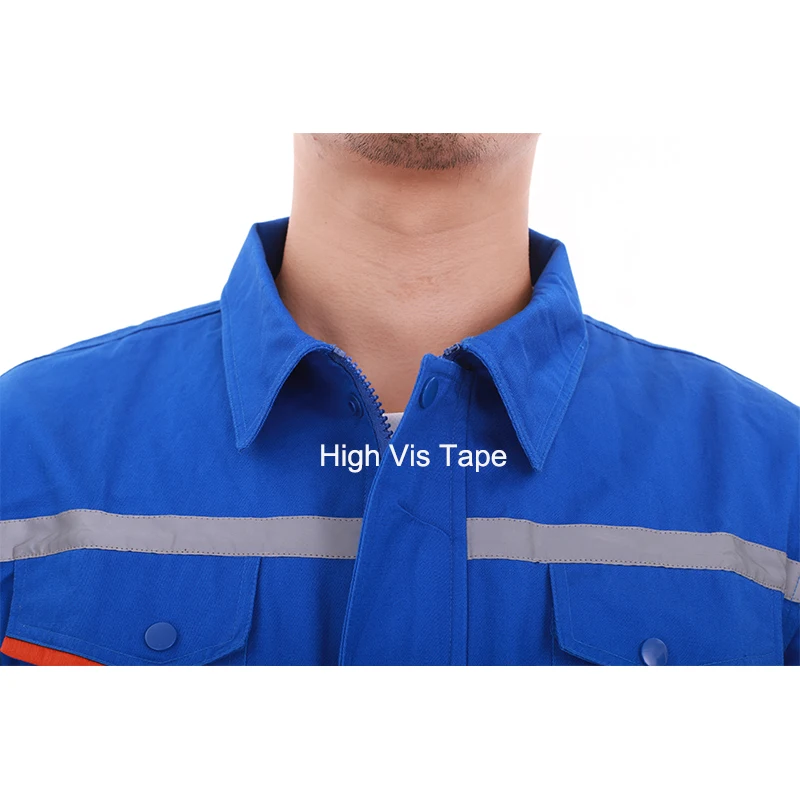 Factory Directly Women Men Gas Station Technician Engineering High Vis Work Uniform Jacket And Pant Workwear  clothes