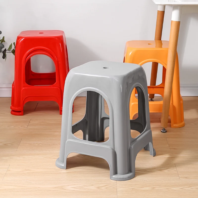 Оптовая продажа прочный пластиковый стул для укладки табуретов современный улицы