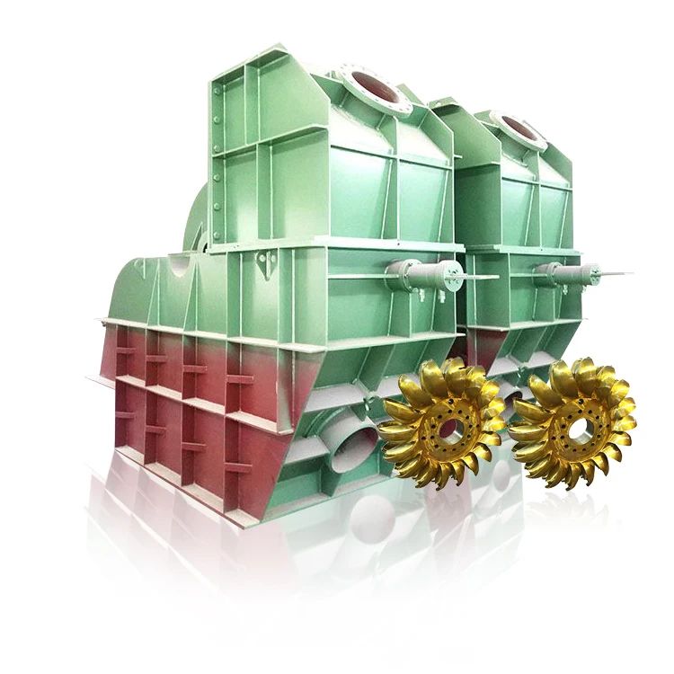 Micro factory price vertical flow water pelton turbine 1000 kw