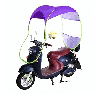 Enlarge Widen Double window Motorcycle Electric Bike Ebike Raincoat Poncho umbrella folding hood