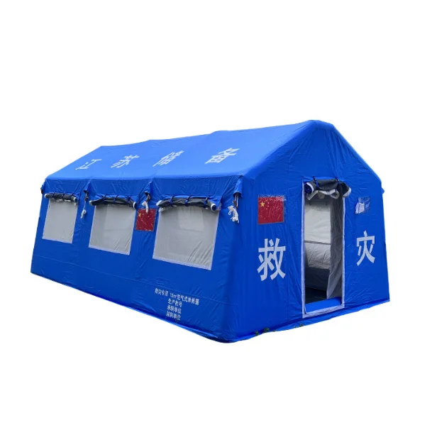 Southeast Asia Waterproof Tsunami Typhoon Earthquake Evacuation Relief Hospital Medical Inflatable Emergency Relief Air Tent