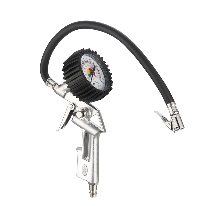 Промышленный 1/4 дюйма воздушный шиномонтаж автоматический счетчик Воздушный пистолет Тип Компрессор Грузовик гибкий шинонасос насос пистолет
