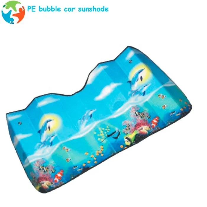 Solar parasol aluminum hot summer PE bubble sunshade car parking sunshade