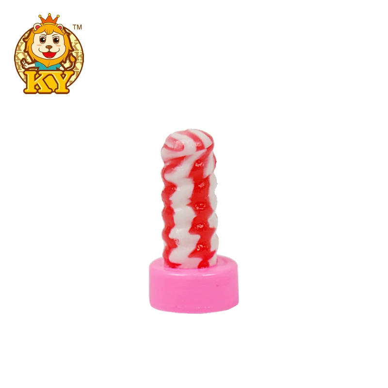 Candies supplier wholesale custom plastic football shape nipple hard candy lollipop