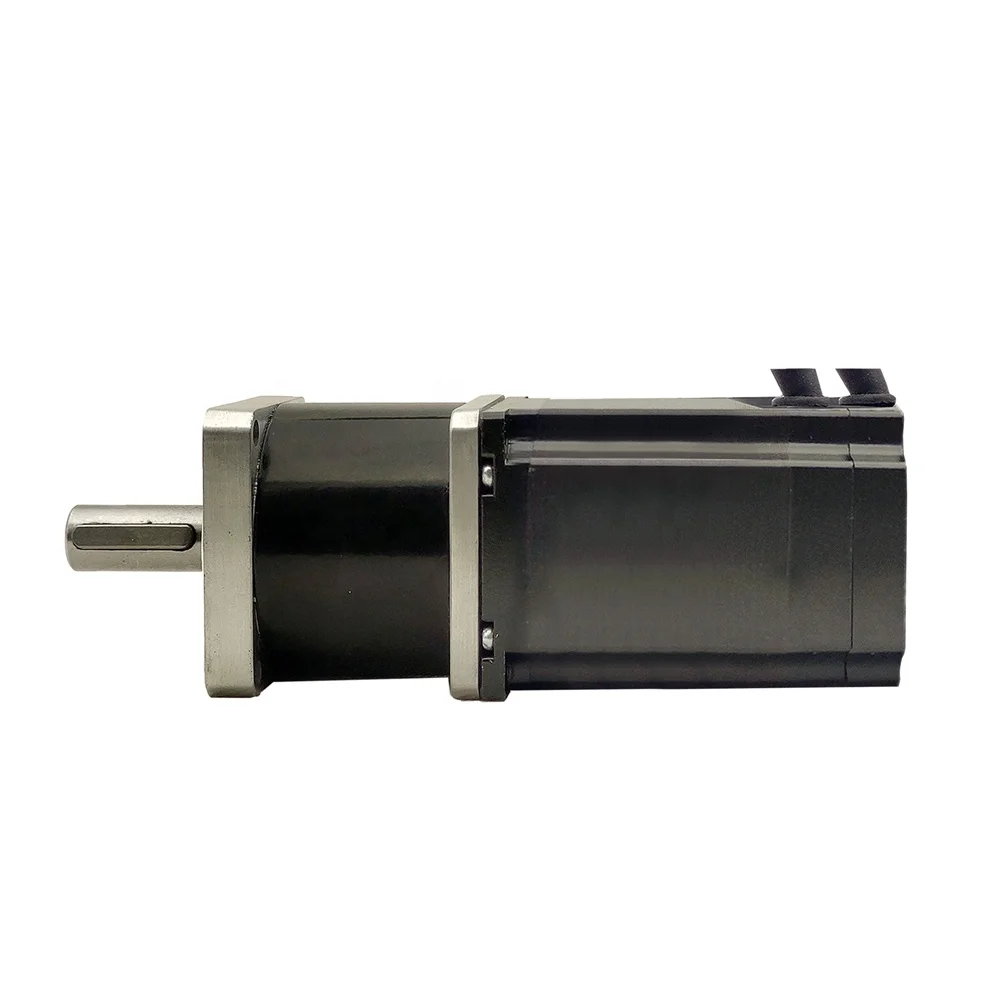 Planetary geared 188W 57mm Brushless Dc Motor 24V NEMA23 BLDC Motor with gearbox Square body reducer