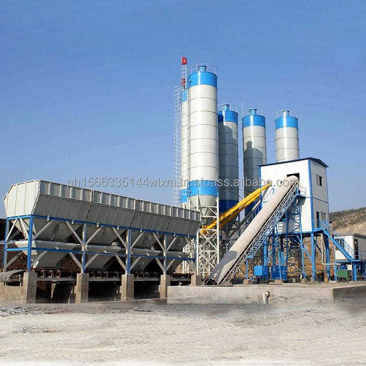 Hzs25/ 35/50/60/75/90/120 M3 Concrete Mixing Plant Machine From Manufacturer