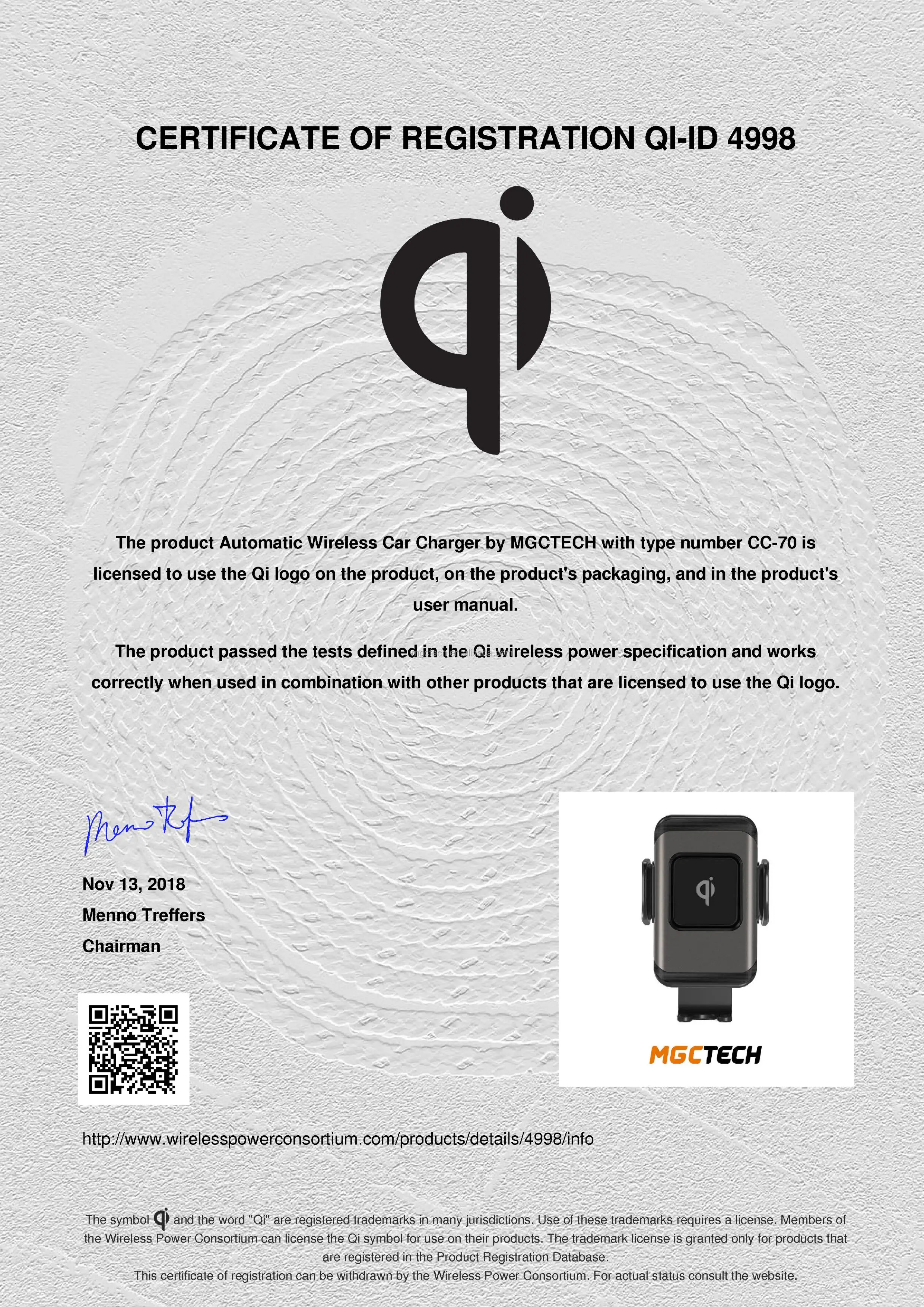 KC certified innovative products 5W/7W/10W/15W Qi Wireless car mini car Charger automatic induction