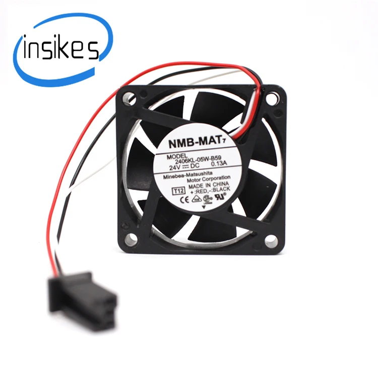 2406KL-05W-B59 24V 0.13A 6cm machine cooling fan high precision ball bearing industrial fan