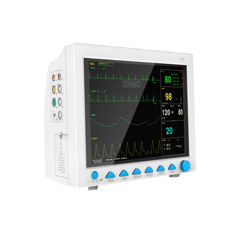 CONTEC CMS8000 портативный мониторинг пациента монитор скорой помощи ecg регистратор событий