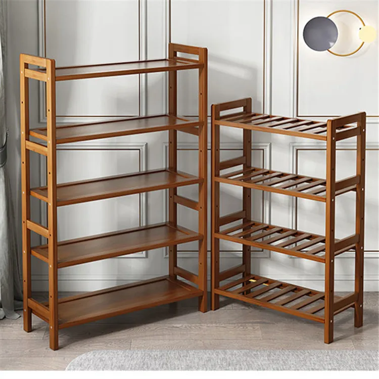 Hot sale bathroom  kitchen bamboo shelf stacking racks & small supermarket shelves