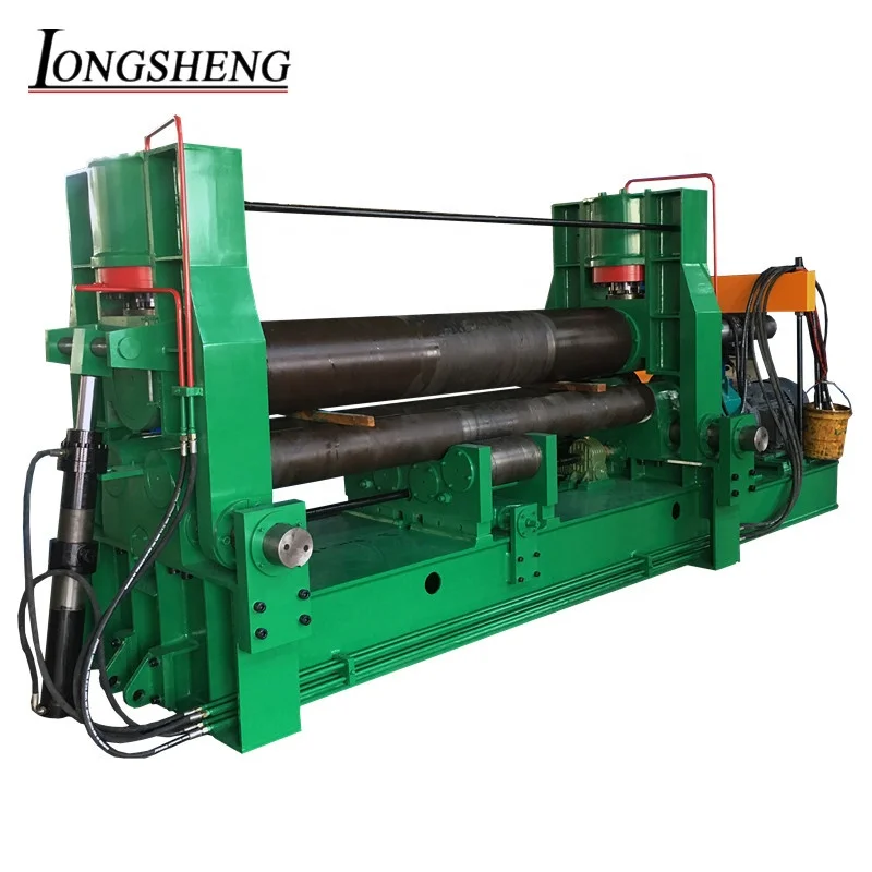 High quality W11S Large size hydraulic plate rolling machine pipe roll bending machine width 500mm to 2500mm