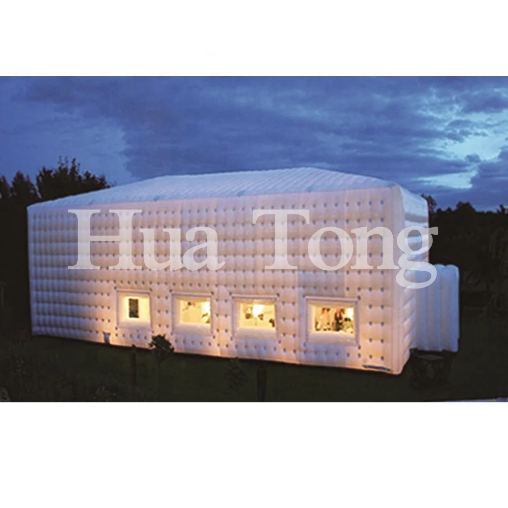 Cheap Price Outdoor Large Inflatable Exhibition Cube Tent for Party Wedding Camping Events