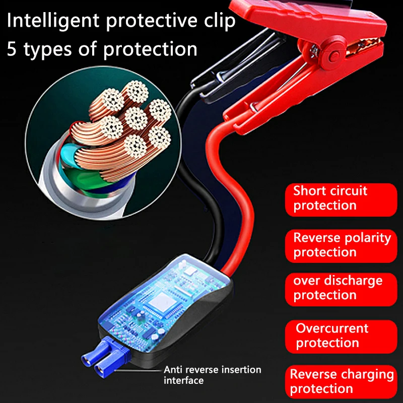 24V Battery Booster Jump Starter Pack USB Gas Powered Motorcycle Passenger Car Batteries Forza Motorcycle 12V&24V