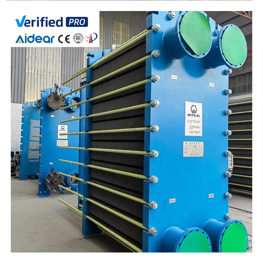 Aidear Hydraulics Oil Cooler for Engineering Machinery Gasket Plate Heat Exchanger