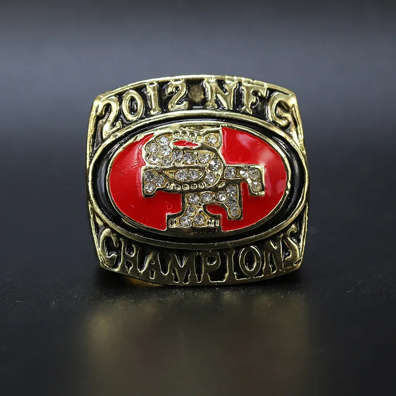 2012 San Francisco 49ers championship ring Europe and America popular memorial nostalgic classic ring