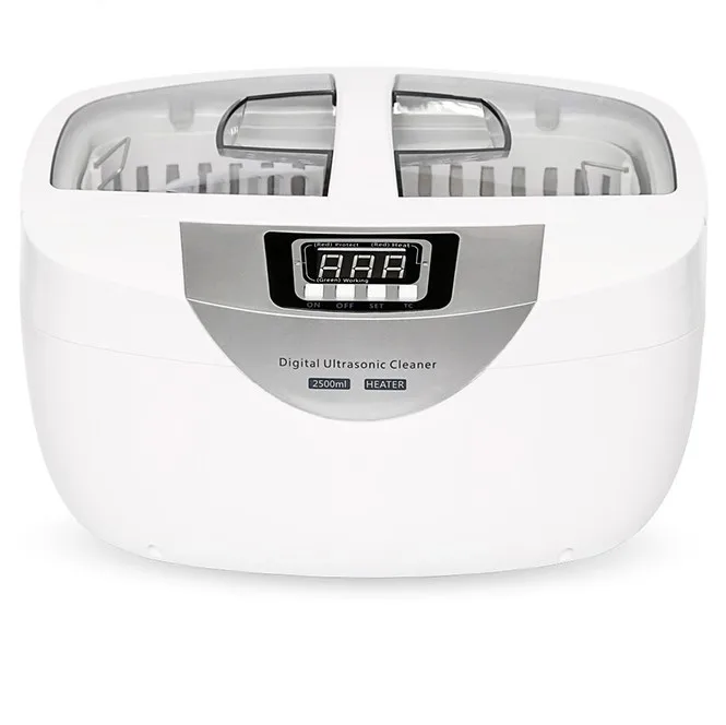 2500 ML High Frequency Ultrasonic Cleaner With Digital Timer Fruit Vegetable Milk Bottle Ultrasonic Cleaner