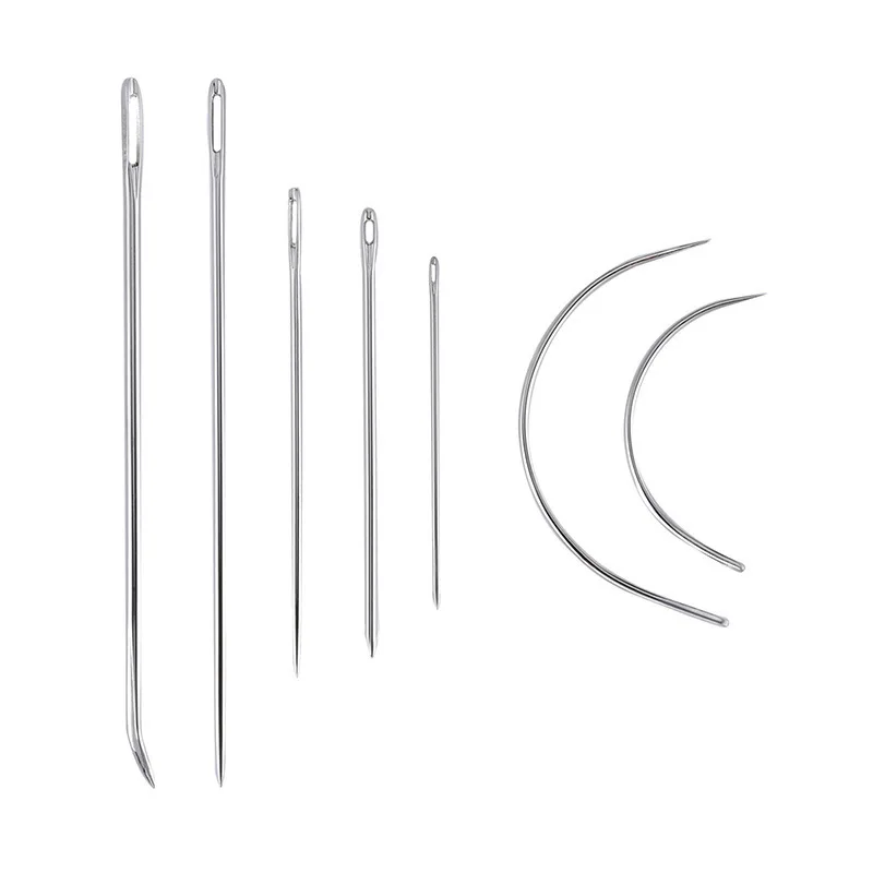 Introductory DIY Leather Tool Suit Kit Hand-Sewn with Small Black Thread Essential Sewing for Needlework