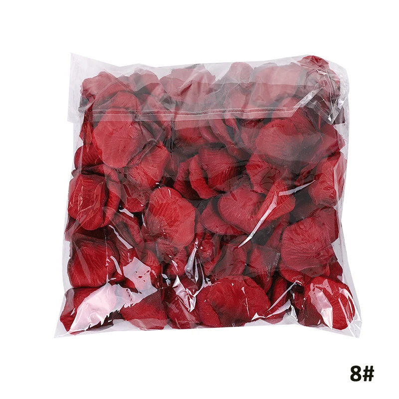 Wholesale high quality artificial silk flower rose petal for wedding decorations L19135