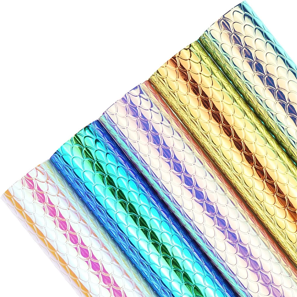 Чешуйчатая Лазерная искусственная кожа для голографических поделок сумка обувь серьги Чехол для мобильного телефона