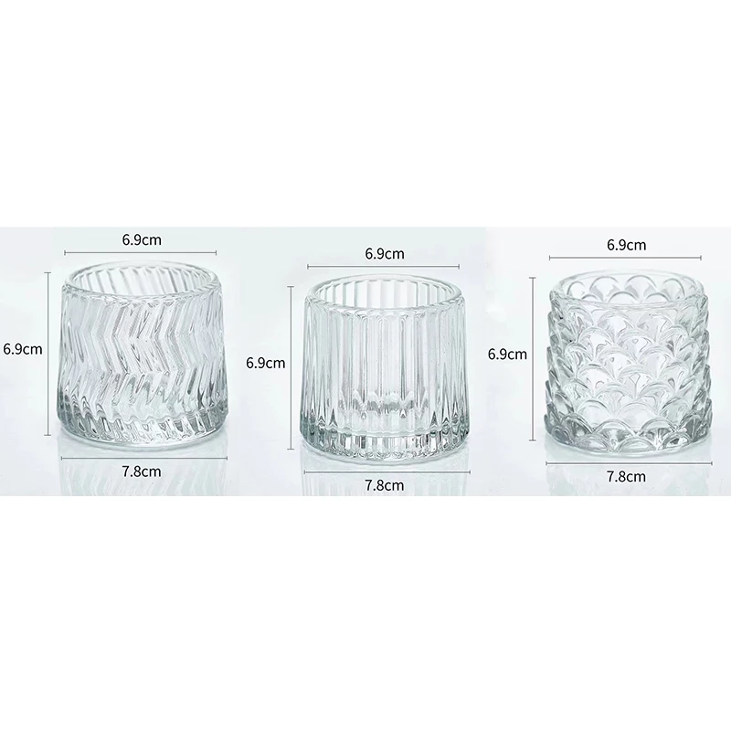 200ml 250ml 300ml Embossed Stemless Clear Lead-free Whiskey Drinking Glasses for Home Bar Restaurant Shot Glass Mug