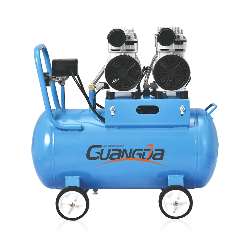 Заводская дешевая цена 50л компрессор тихий безмасляный воздушный компрессор