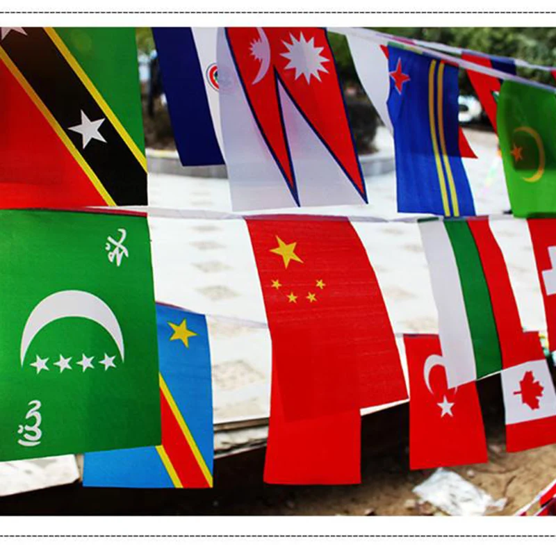 Bunting flag making machine cotton bunting flag