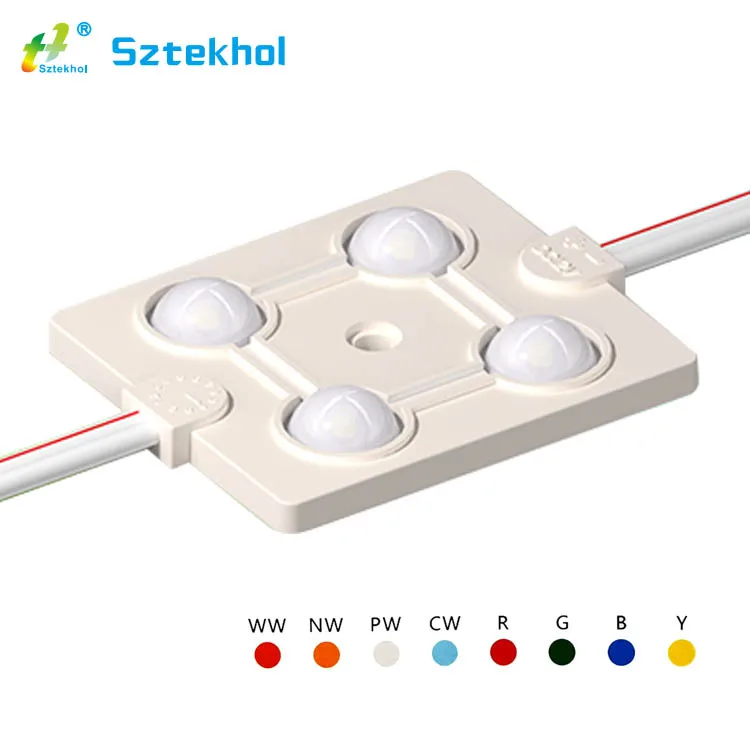 Hot ABS Fireproof Case Shenzhen Tekhol Led Module 10years Experience Led Light Signage IP67 Waterproof Injection Module