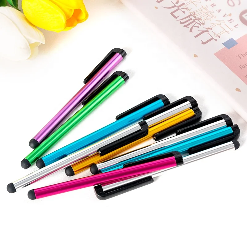 Free Sample Promotional Universal Plastics Mini Mobile Tablet Stylus Touch Screen Pen Phone Telephone Resistive Touch Cell Pen