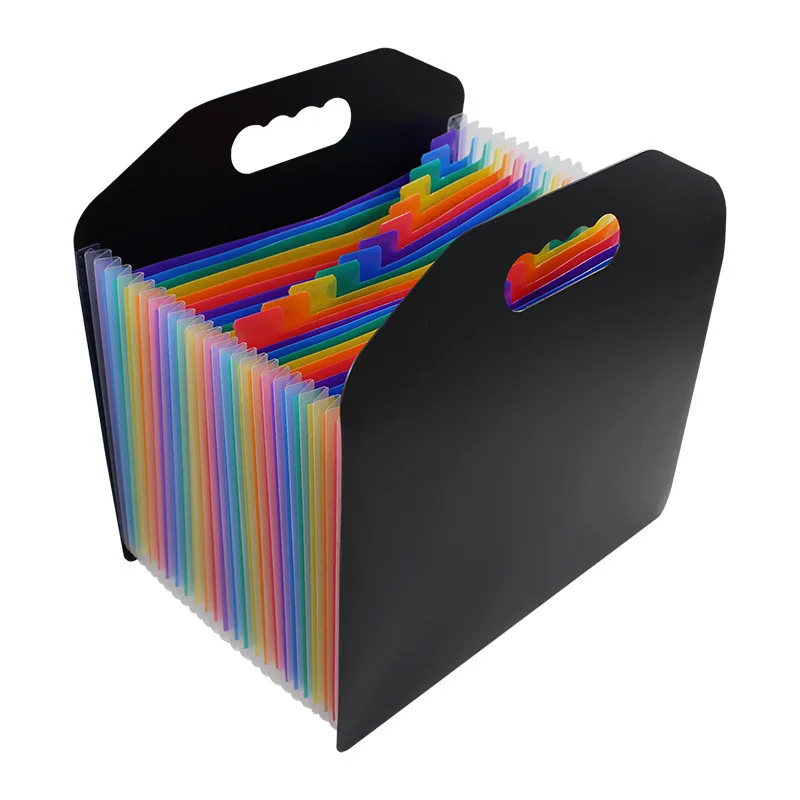 Изысканный Органайзер из полипропилена a4 для офиса/школы/семьи, эластичный раздвижной стержень, многокарманная папка для документов, расширяющаяся папка для файлов, Органайзер