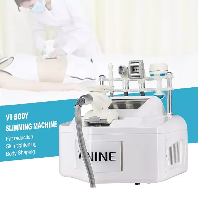Fat Loss Rf Skin Tightening roller Lipo massage Machine V9 Body Shape Vacuum Cavitation System 40k Cavitation Slimming