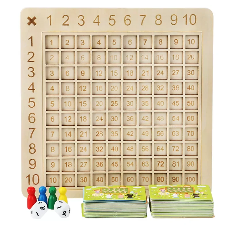 Board game for kids math teaching early school numbers training teaching aids for kids math board game