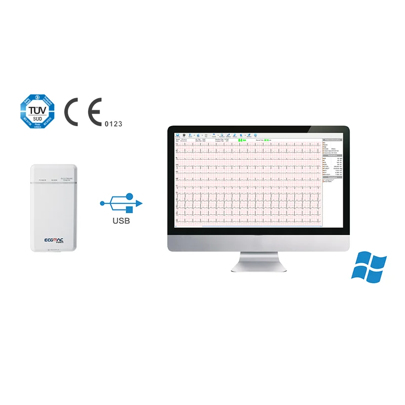 ECGMAC PC ECG with 12 leads CE ISO