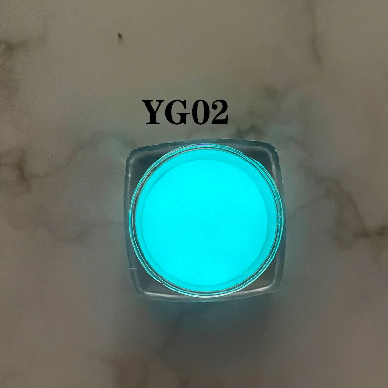 Long-lasting high luminous powder glow in the dark pigment for nail polish epoxy resin diy craft