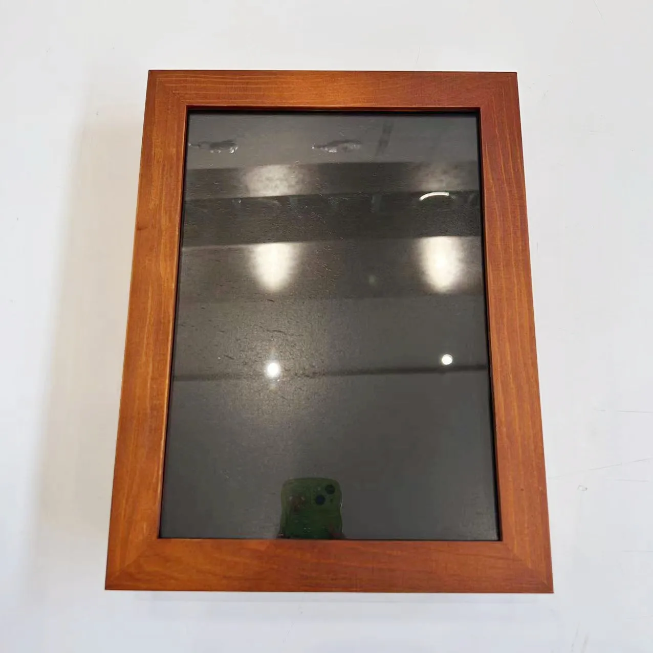 Hidden Gun Picture Frame Valuables Wooden Storage Keepsake Box 10 X12' Compartment Wall Mount Shadow With 4 cm Depth