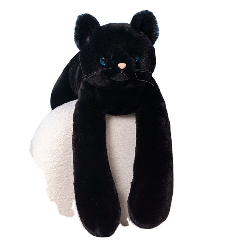 New Stock Arrival Super Soft Stuffed Realistic Cat Plush Toy for Kids Boys and Girls