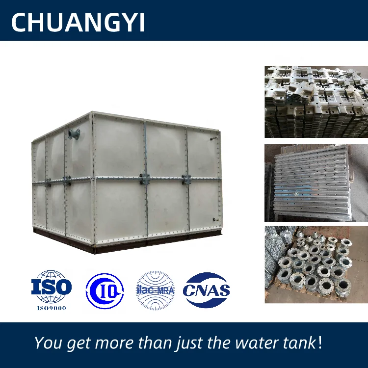 500000Liter Glassfiber Reinforced Plastic FRP Water Tank for Water Supply Fire fighting