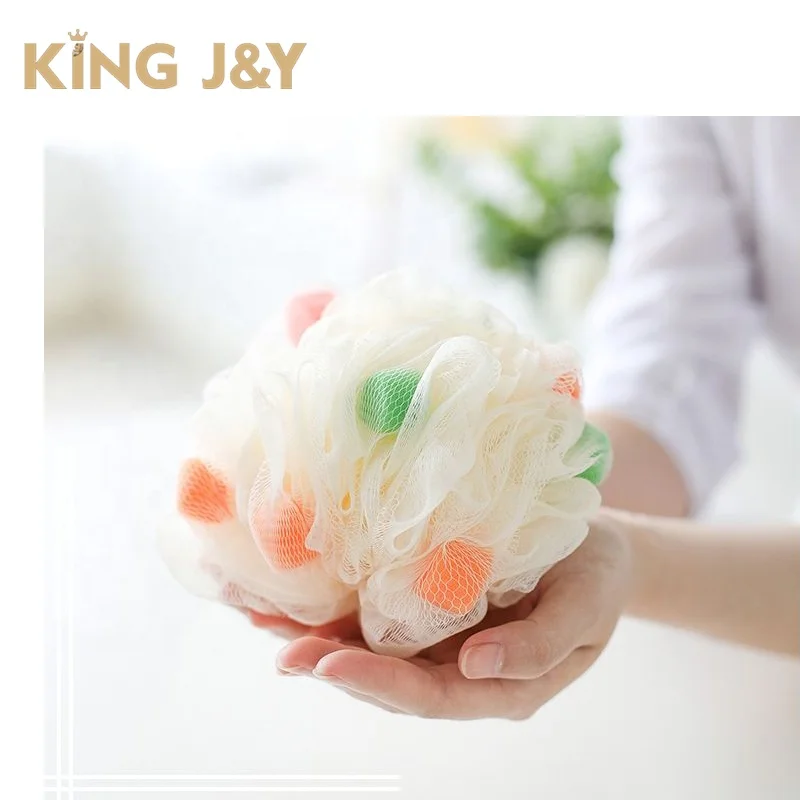 Bath Sponge Mesh Material,Ice Cream Cone Bath Sponge with Logo